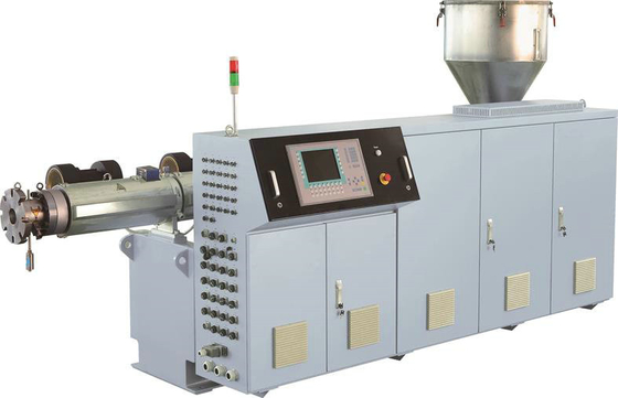 Stainless Steel PE Pipe Extrusion Machine , Single Screw Plastic Extruders